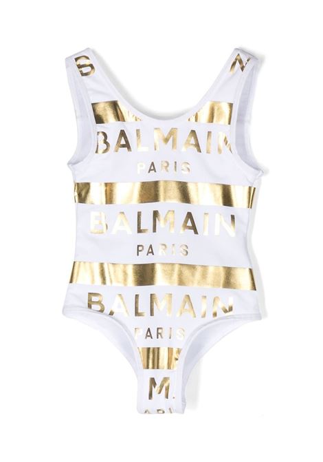 Swimsuit with logo BALMAIN KIDS | BSCA19 Z1172100OR